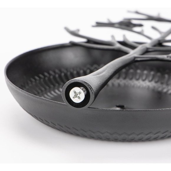 Girls Black Metal Retro Jewelry Tree for Necklaces Earrings and Ring - Picture 5 of 7